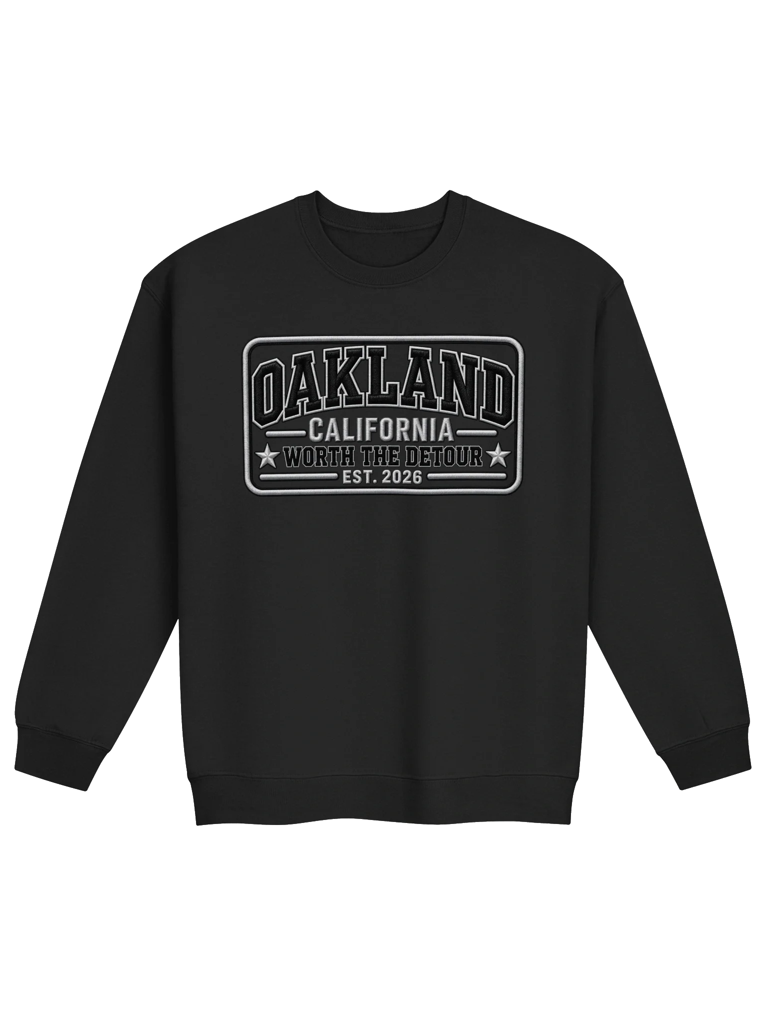 Worth the Detour — Oakland Classic Crewneck Sweatshirt