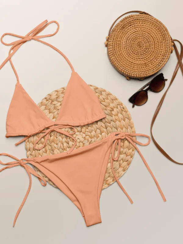 His House String Bikini Set - Coral product image (6)