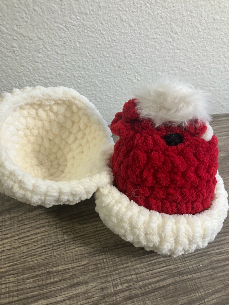 Chicken Squad- Cupid Baby Safe Red Chicken in a White Egg Shell product image (3)