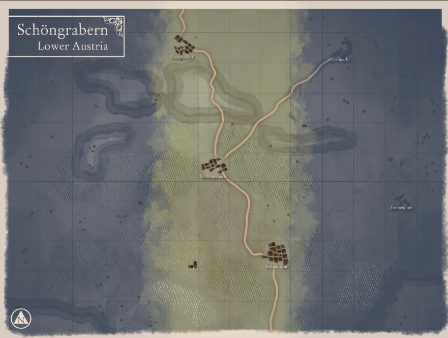 Schöngrabern battle map. product image (2)