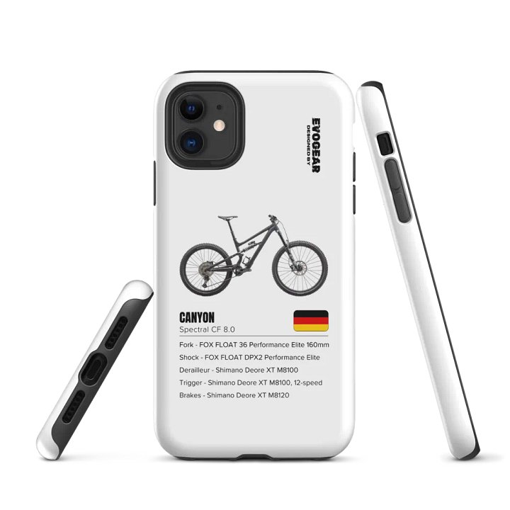 White Canyon Spectral CF 8.0 iPhone Case product image (1)