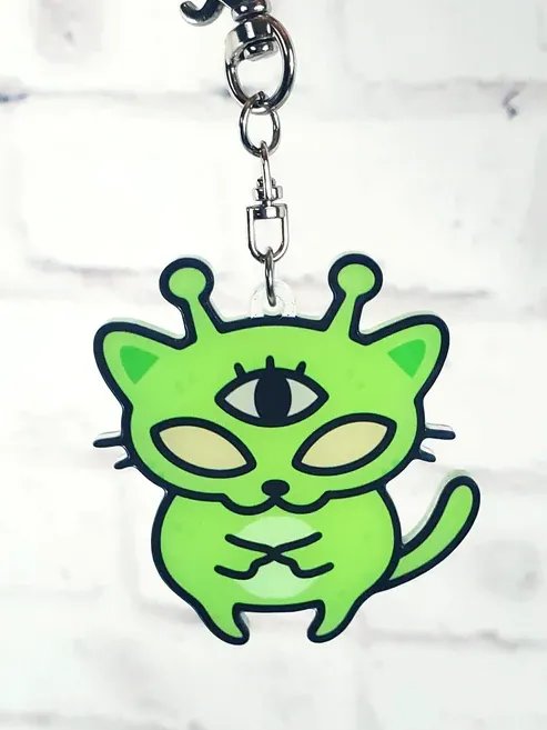 Alien Cat Keychain product image (3)