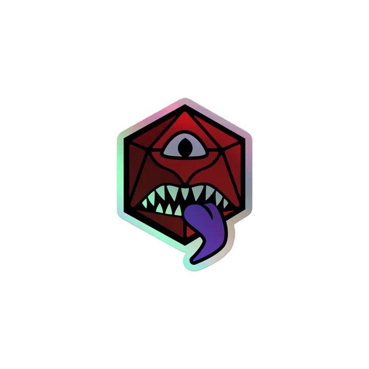 Holographic Dice Mimic Logo product image (1)