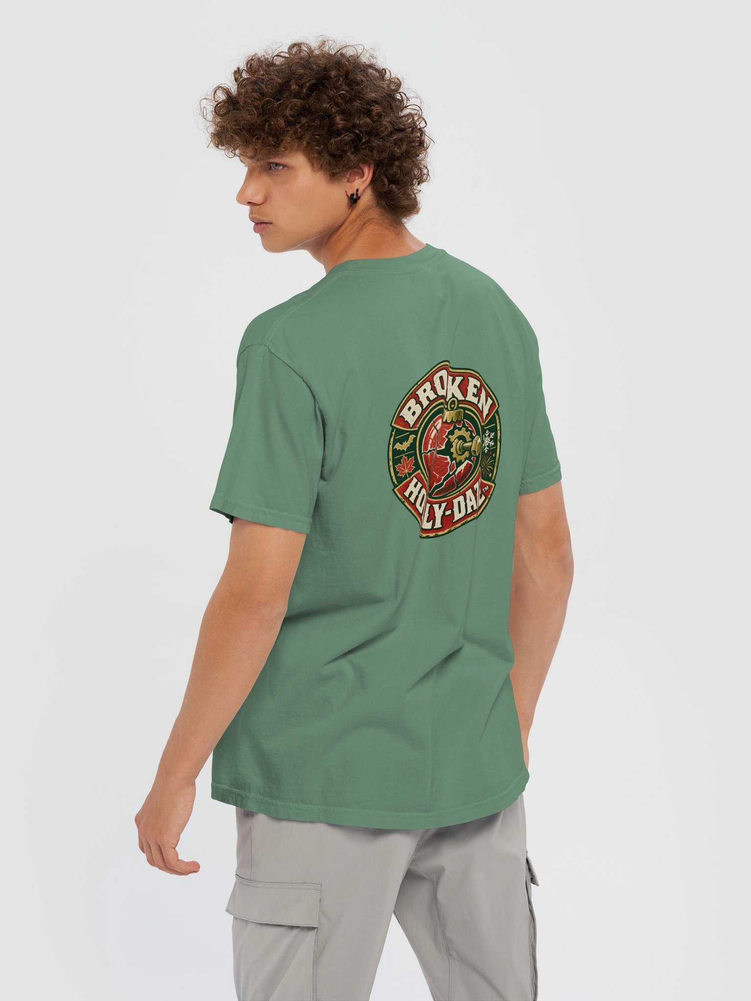 911 Dispatcher Christmas Shirt — Calm Voice, Broken Everything | Broken Sleigh™ product image (7)
