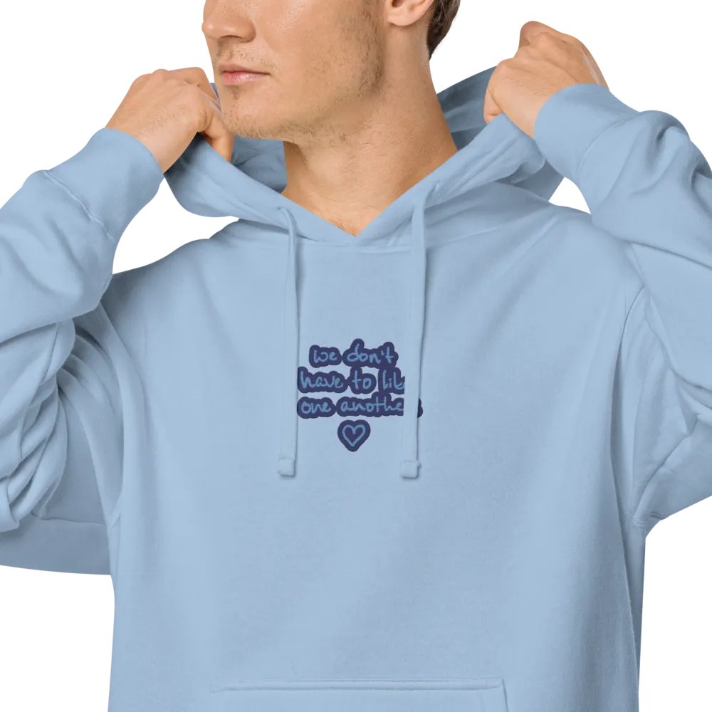 ONE ANOTHER (electric) embroidered pigment hoodie product image (8)