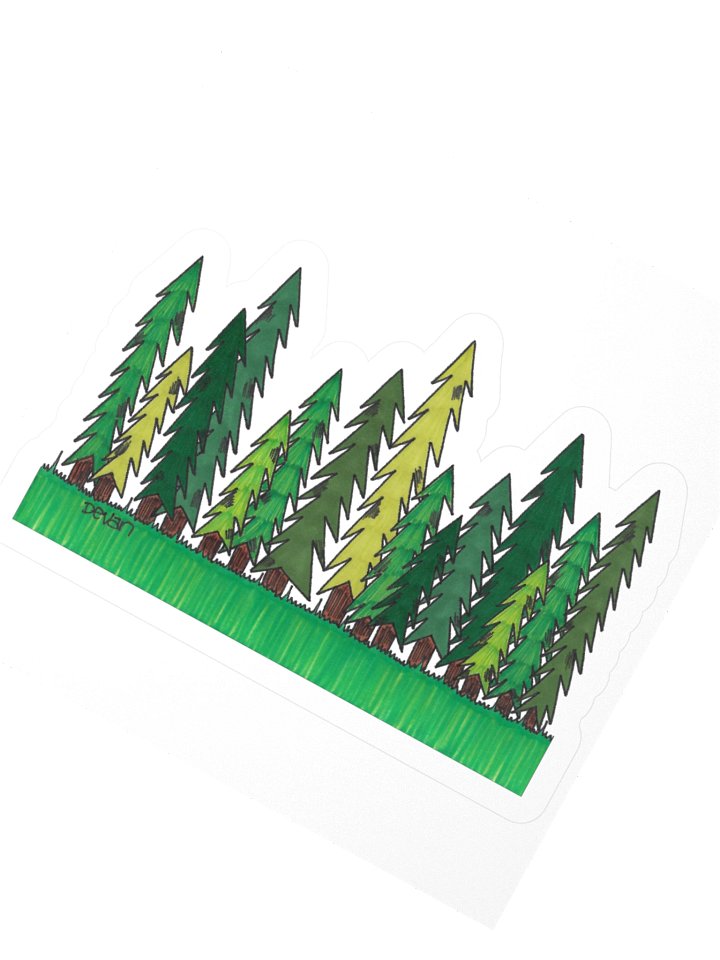 Happy Trees Sticker product image (2)
