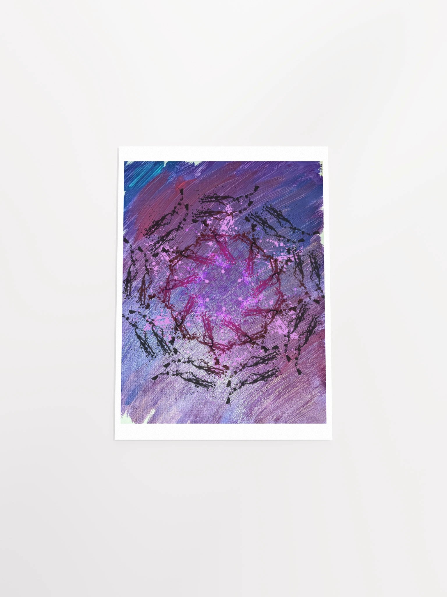 Violet Singularity Abstract Poster product image (8)