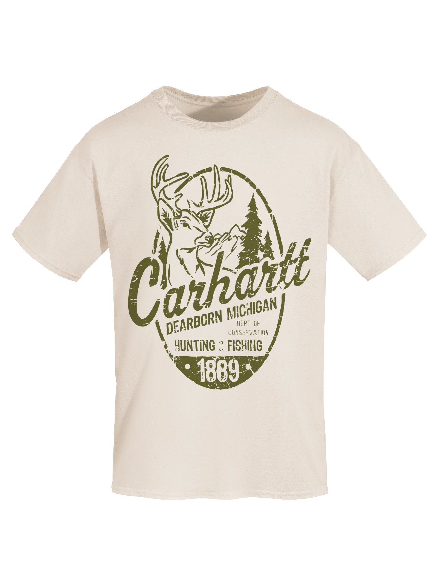 Carthage Vintage Hunting & Fishing T-Shirt – Michigan Outdoors Graphic Tee product image (30)