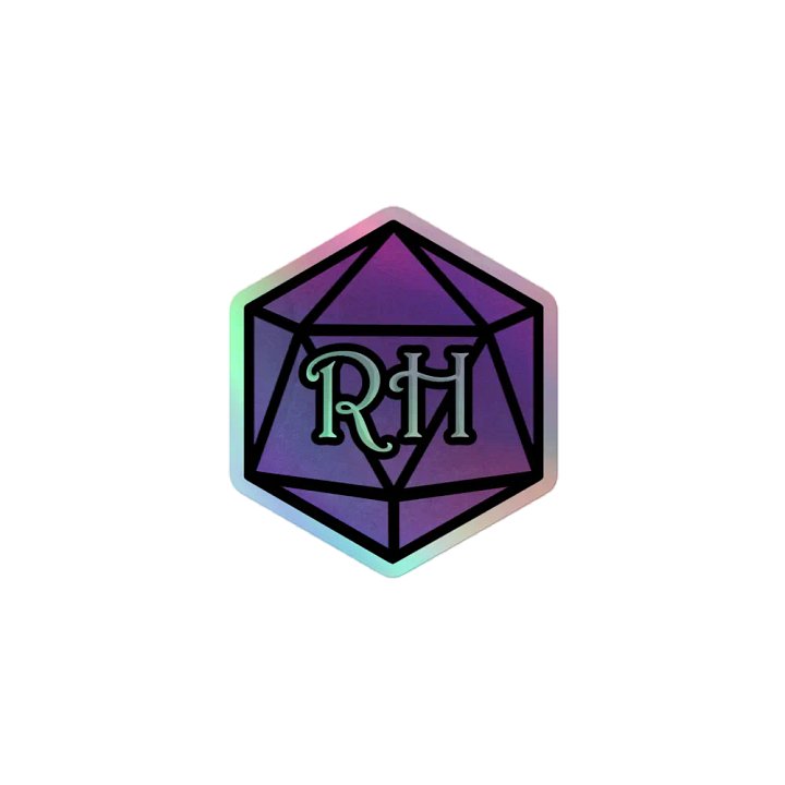 RH Logo, Twitch - Holo sticker product image (1)
