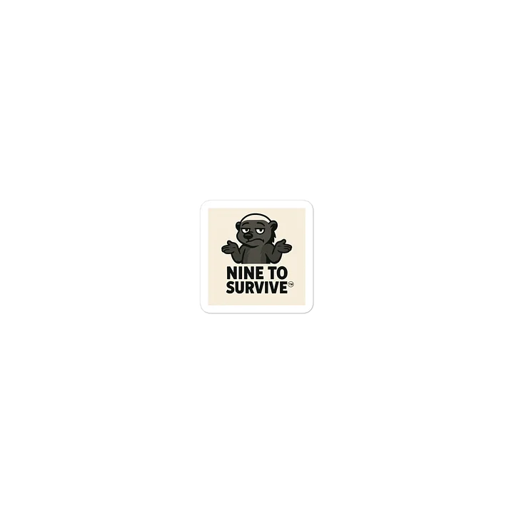 Nine to Survive Logo Sticker product image (1)