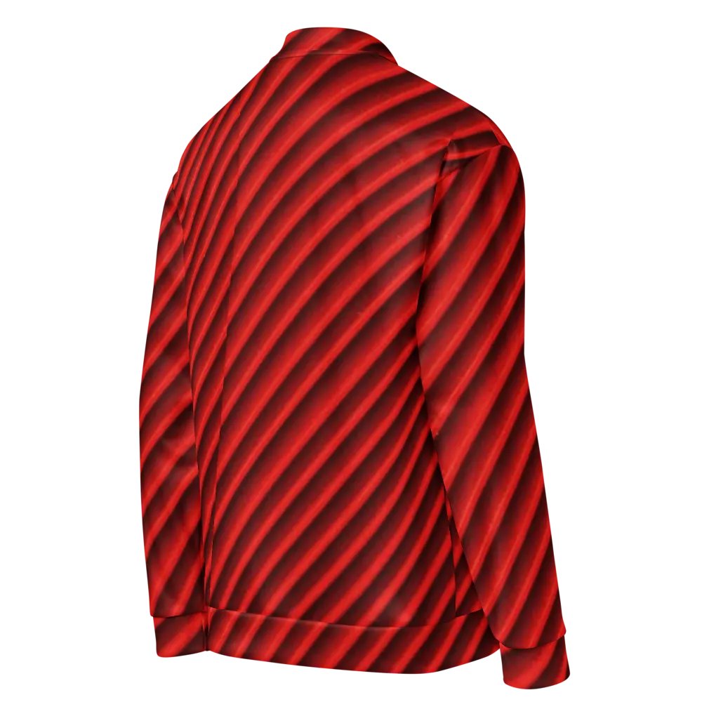 Crimson Currents Bomber Jacket product image (8)