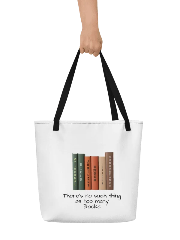 There's No Such Thing As Too Many Books Tote product image (3)