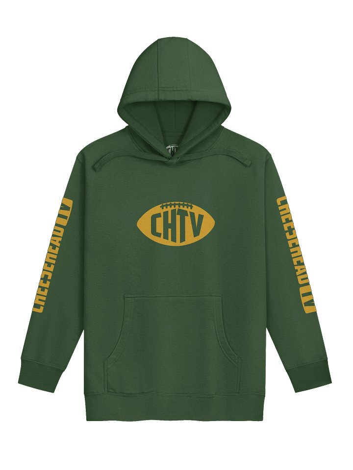 CHTV Logo Sleeves Hoodies (Green) product image (1)