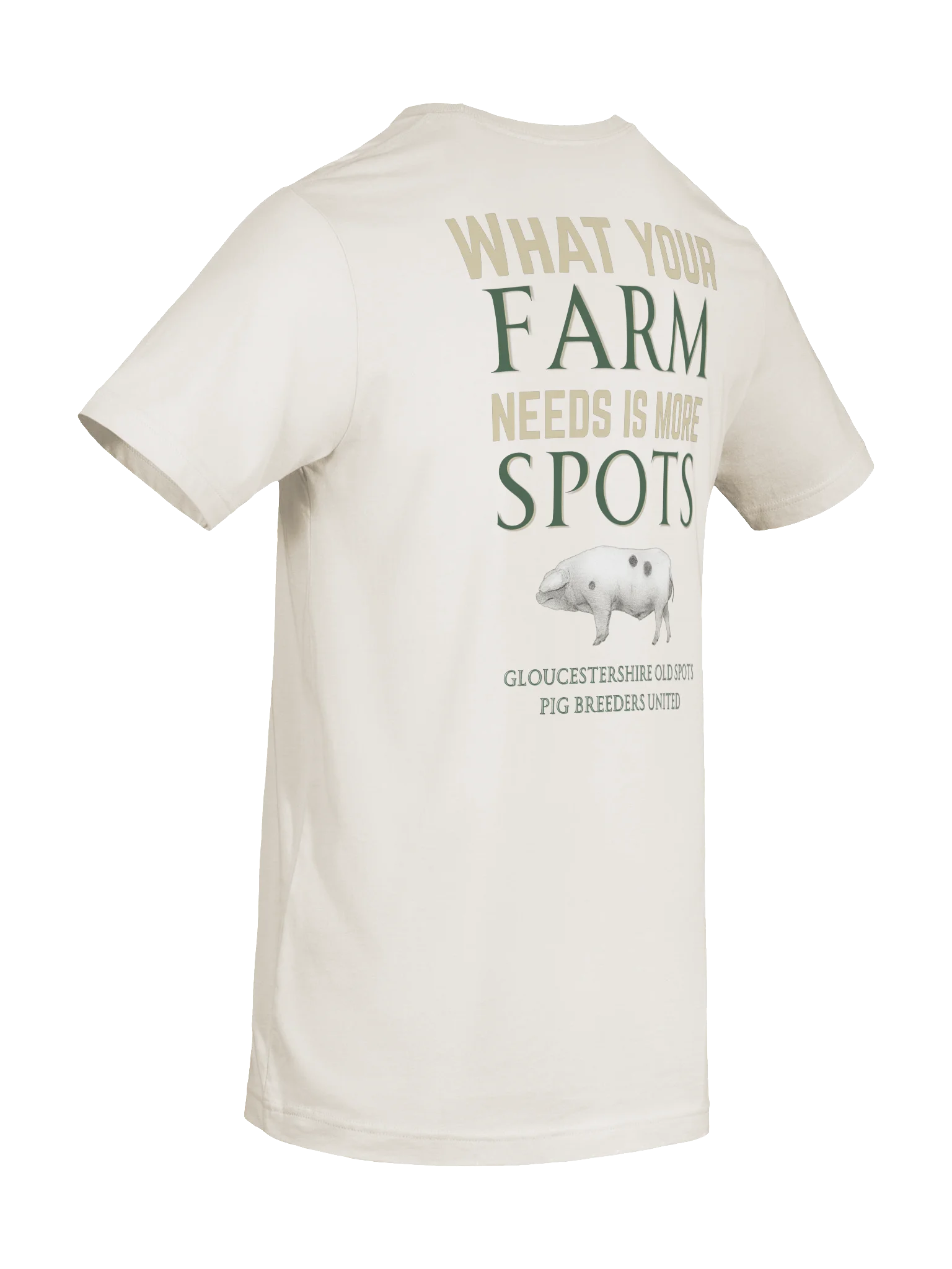 Gloucestershire Old Spots Pig Breeders United Logo Tee product image (8)