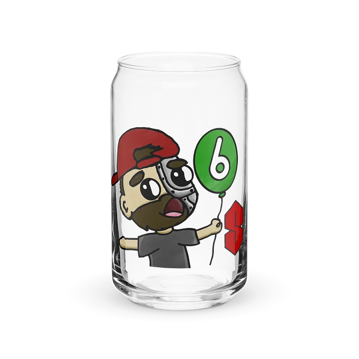 Six Year Celebration Can-Shaped Glass product image (2)