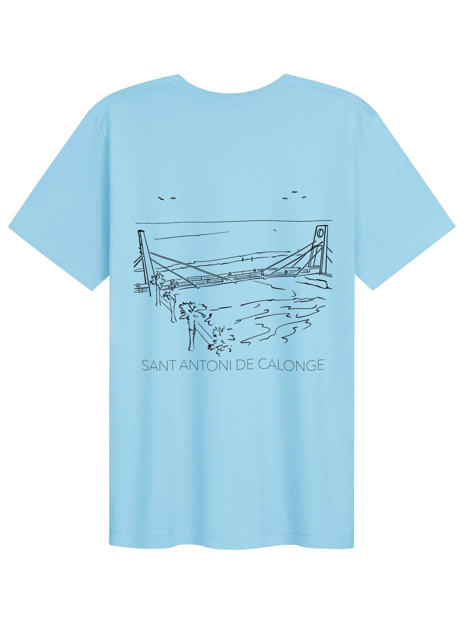 Puente de Sant Antoni de Calonge Camiseta Logo Bordado product image (2)