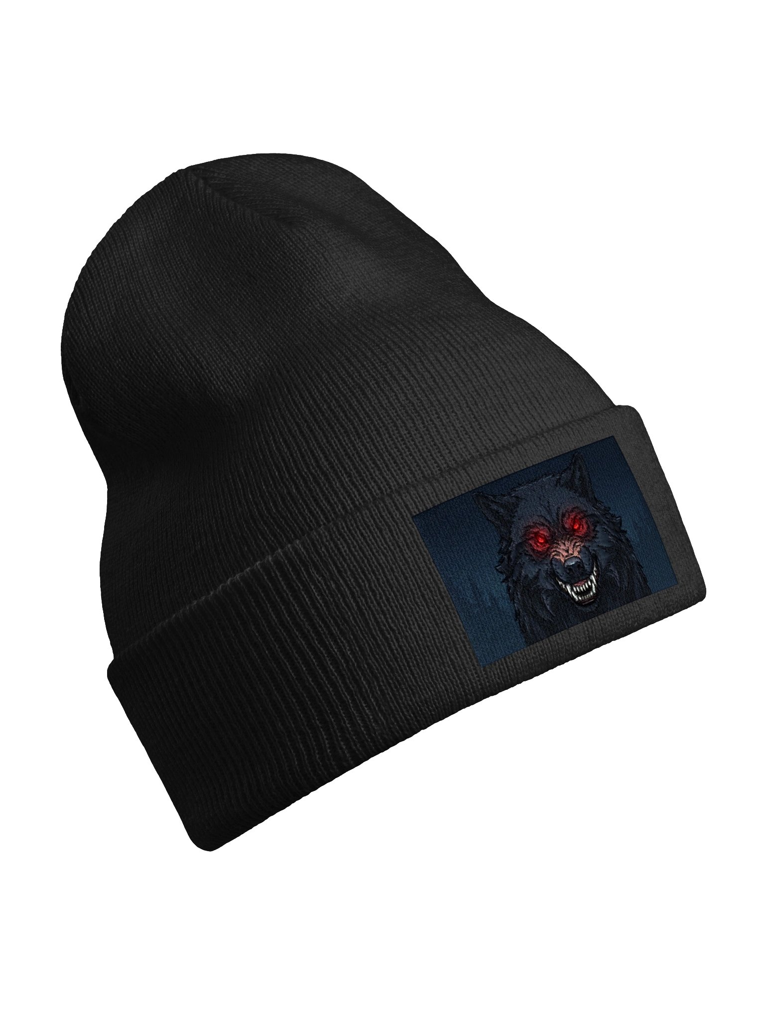 Blood Wolf Cuffed Beanie product image (88)