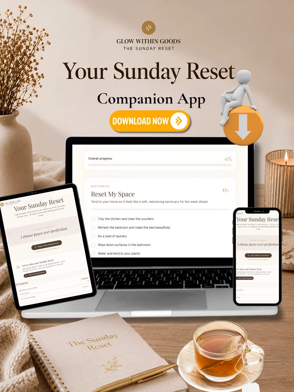 Sunday Reset Digital Companion App product image (4)