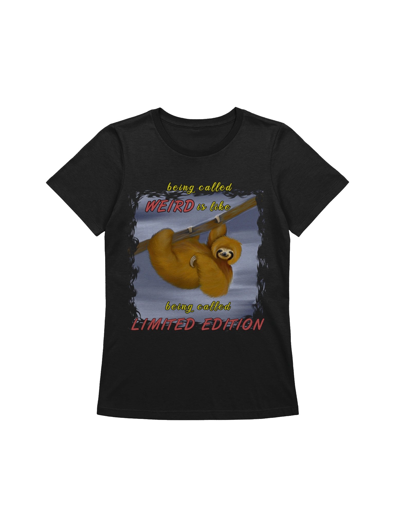 Sloth "LIMITED EDITION" T-Shirt. Women's Bella+Canvas Supersoft Relaxed-fit T-Shirt product image (1)