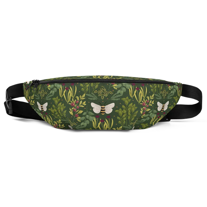 Bees and Foliage Canvas Fanny Pack product image (1)