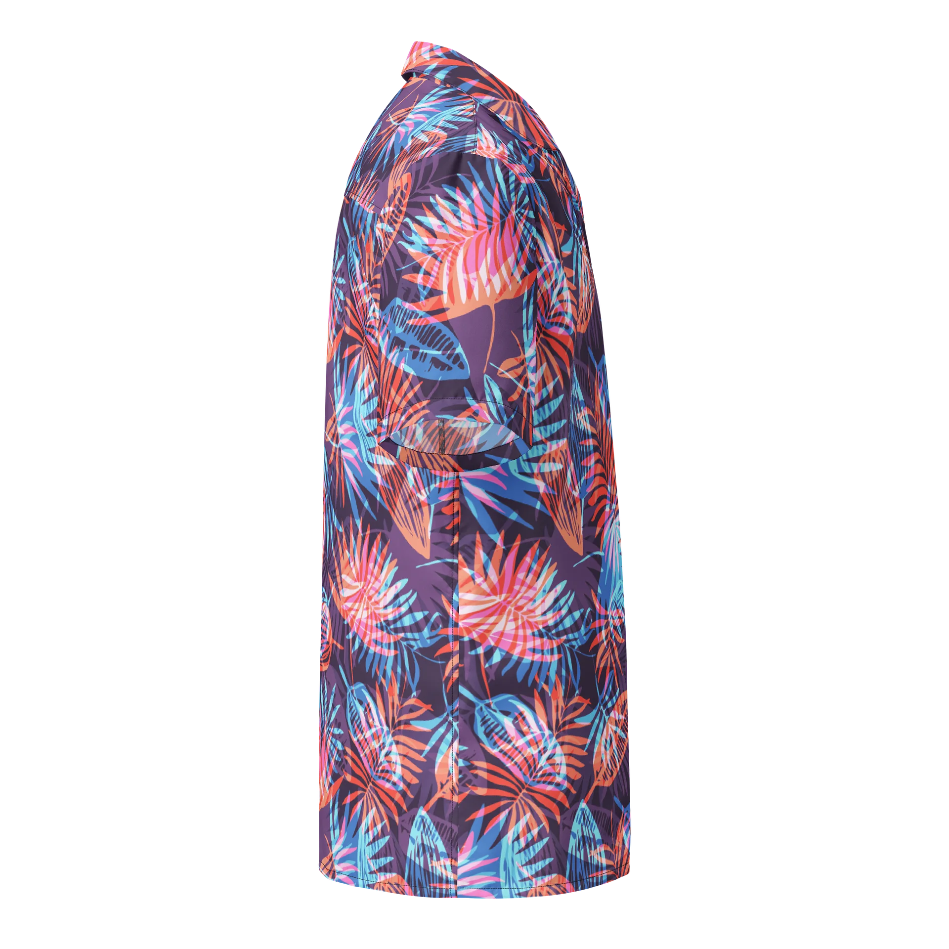 Comfortable Hawaiian Shirt with Bright Tropical Print product image (4)