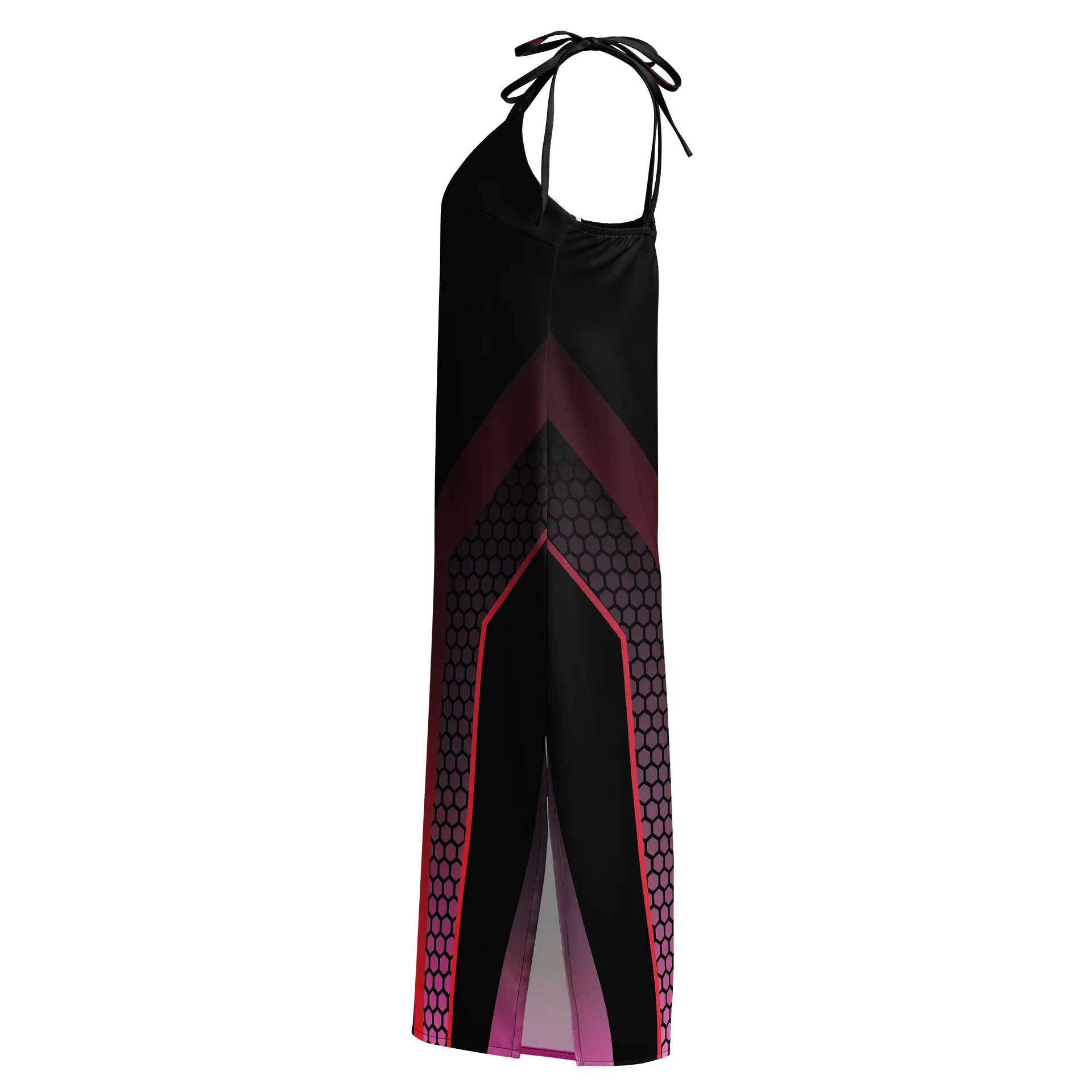 Over Print Slip Dress - Sleek two tone product image (3)