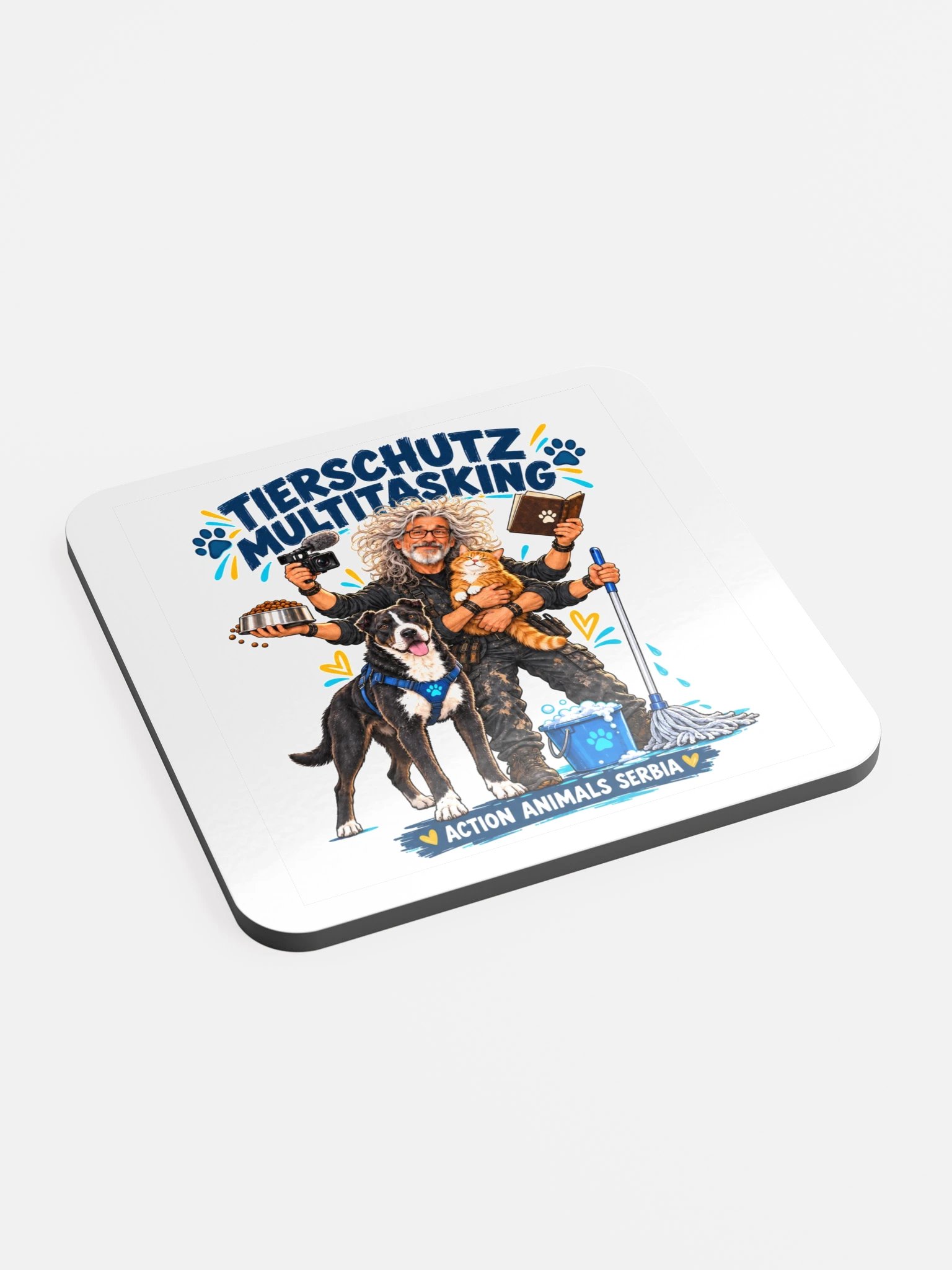 AAS · Tierschutz Multitasking – Korkuntersetzer product image (2)