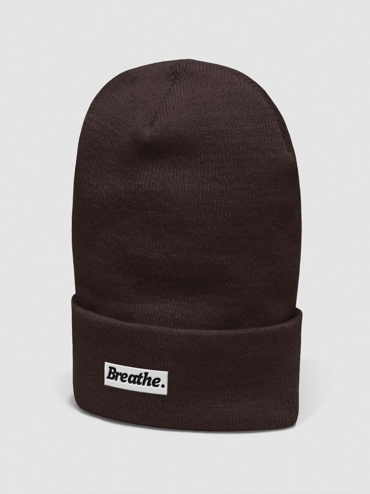 Breathe. ⏐ Beanie ⏐ Brown product image (2)