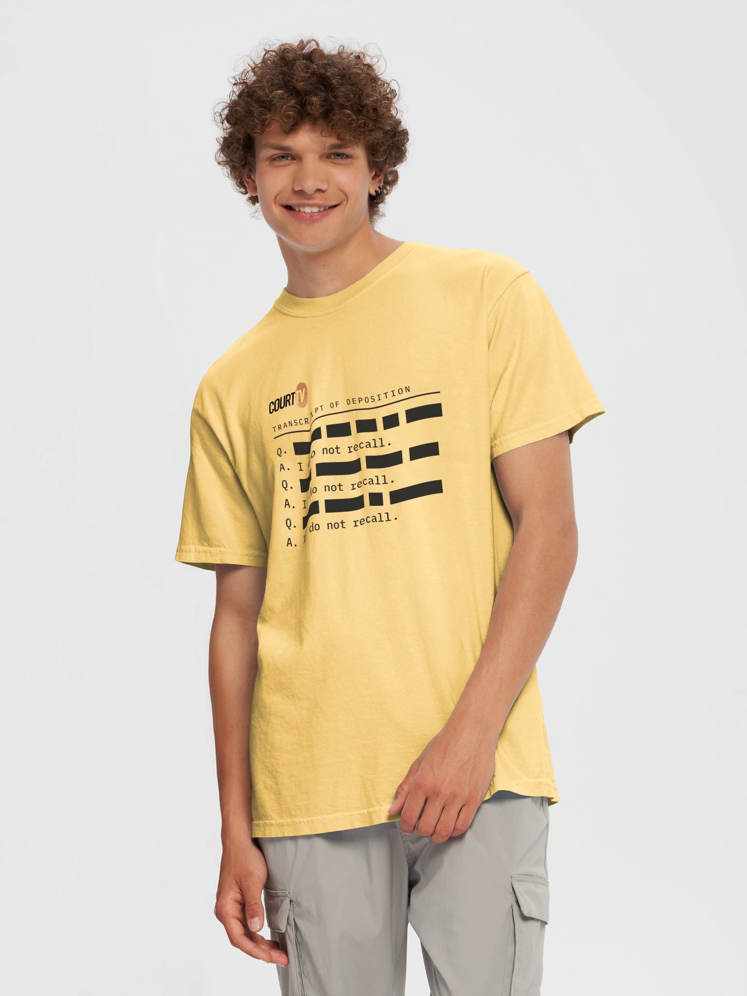 Transcript of Deposition T-Shirt product image (3)