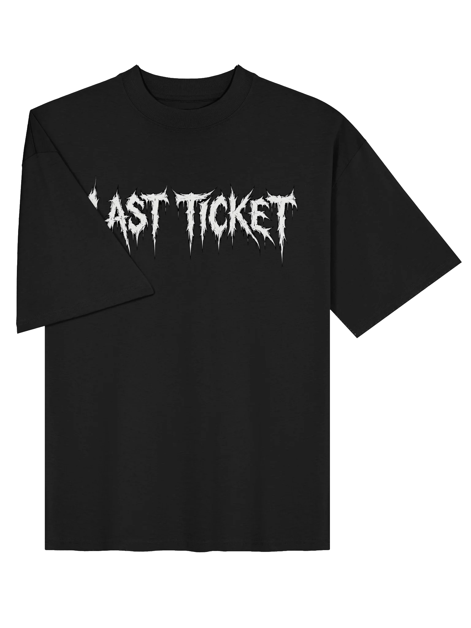 Last Ticket Dark Oversized Tee product image (5)