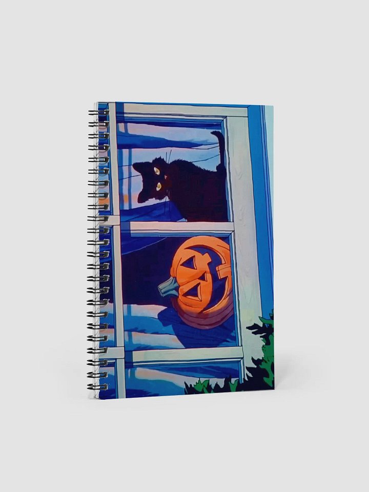 Jack O’Lantern & Black Cat Notebook/Journal product image (1)