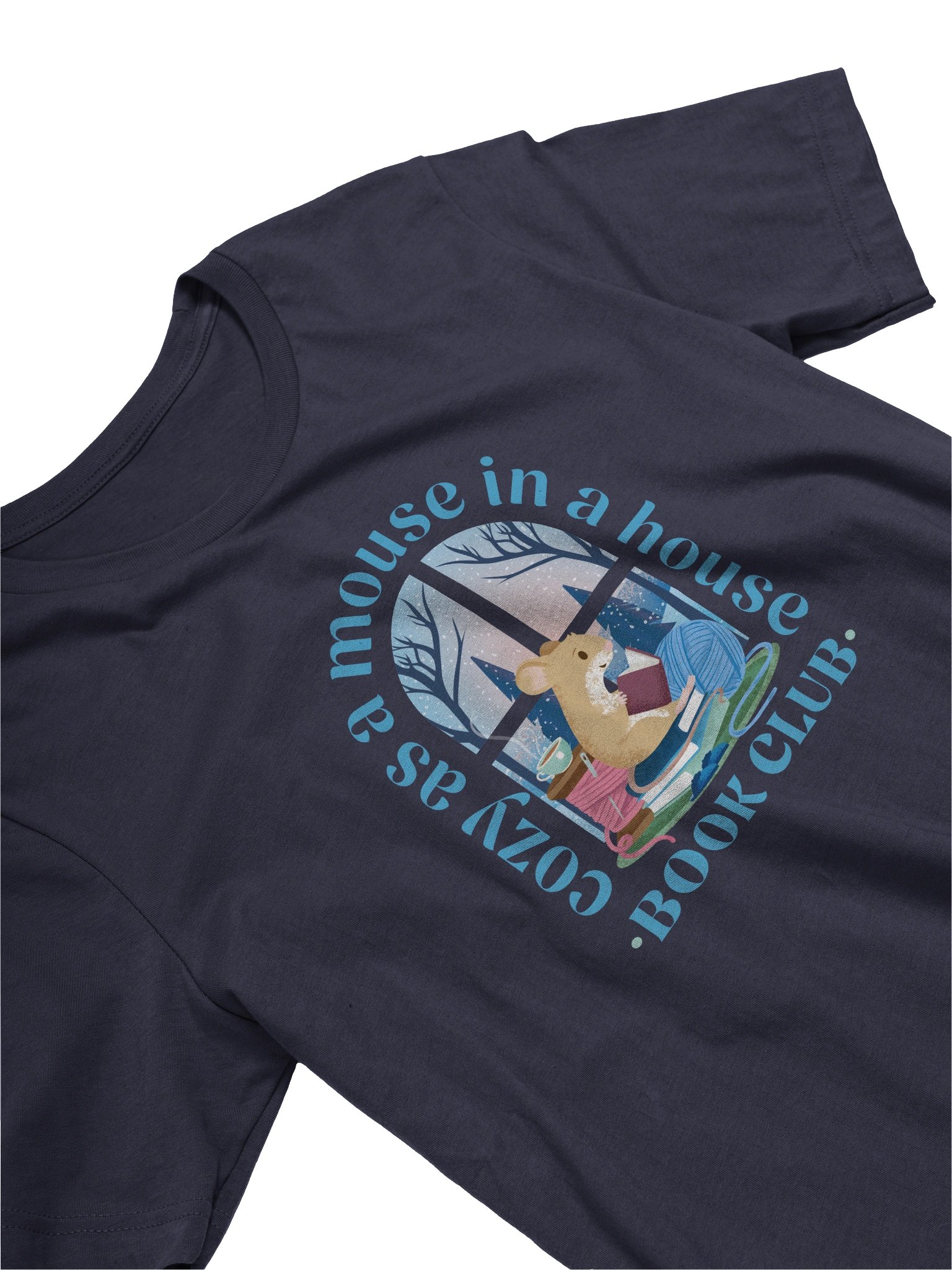 Cozy Mouse Book Club T-Shirt product image (3)