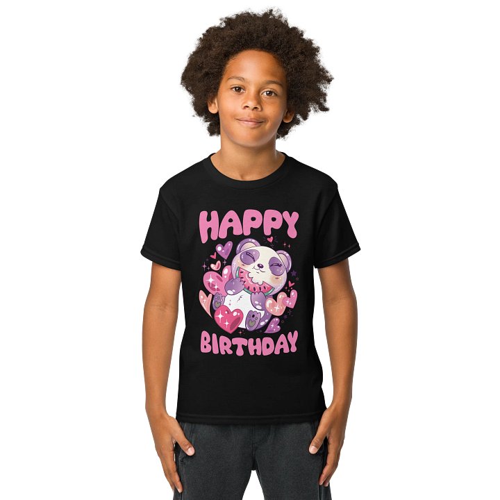 Happy Birthday (Panda Love) T-Shirt For Kids product image (1)