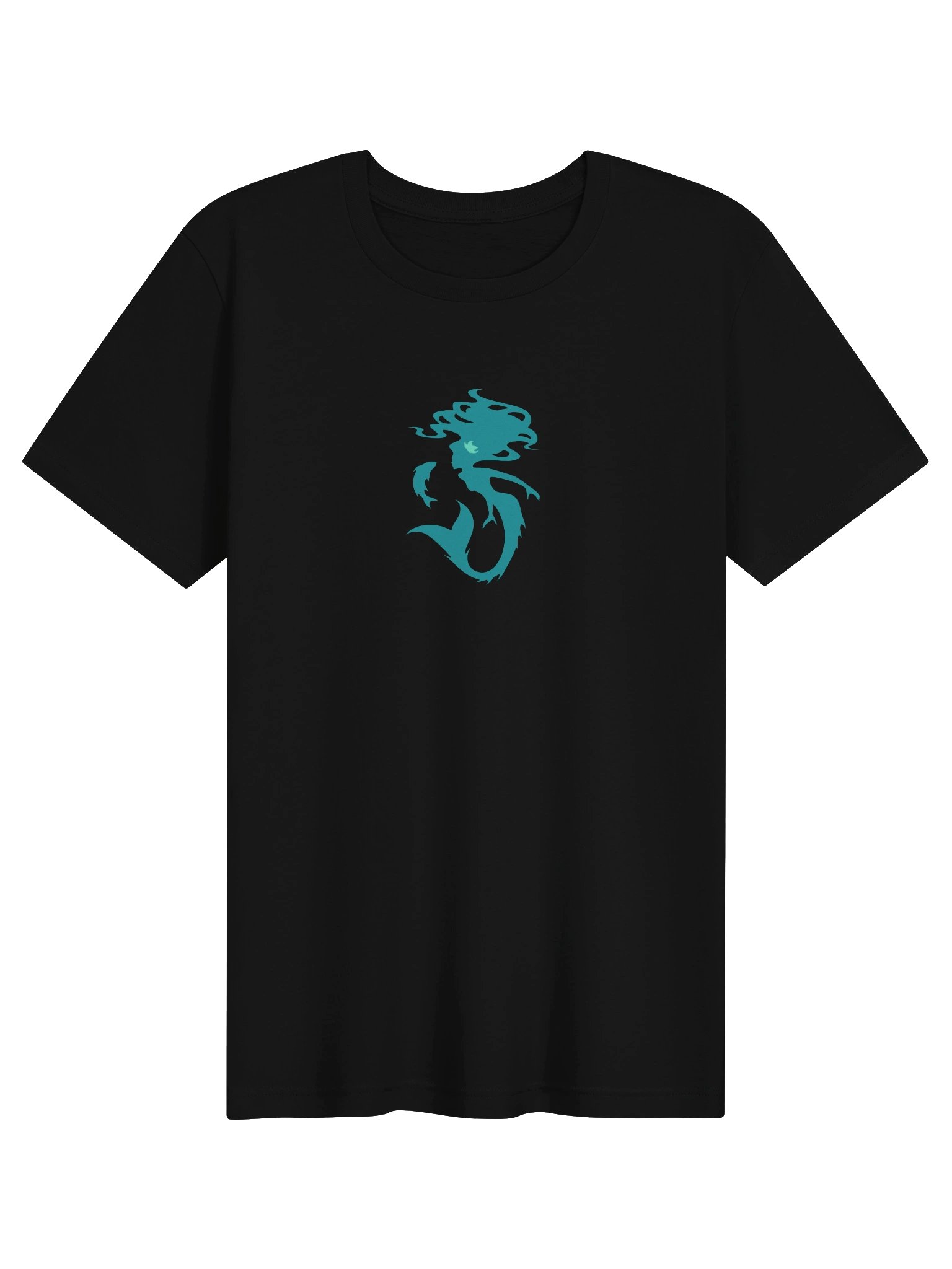The Underwater Dance: Mermaid Graphic Tee – Sea-Teal Edition product image (1)