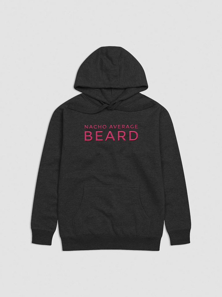 Men's Nacho Average Beard Hoodie (Pink Embroidery) product image (1)