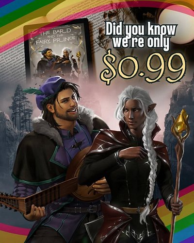 In honor of the audiobook for The Bard and the Fairy Prince releasing tomorrow, 5/19/26, the eBook is currently available for...