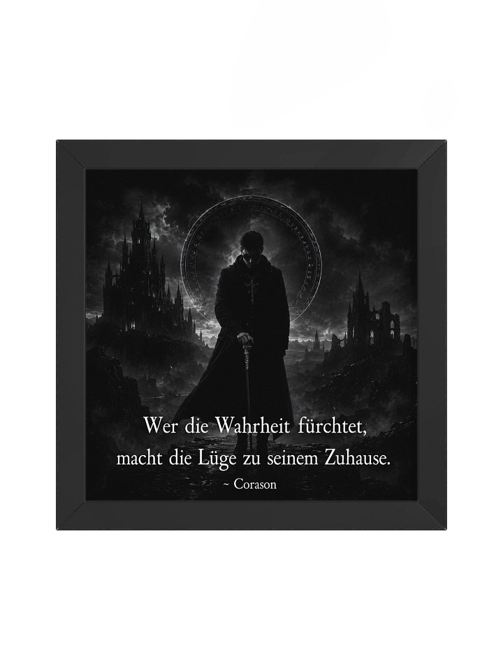 Wer die Wahrheit fürchtet Framed Poster product image (1)