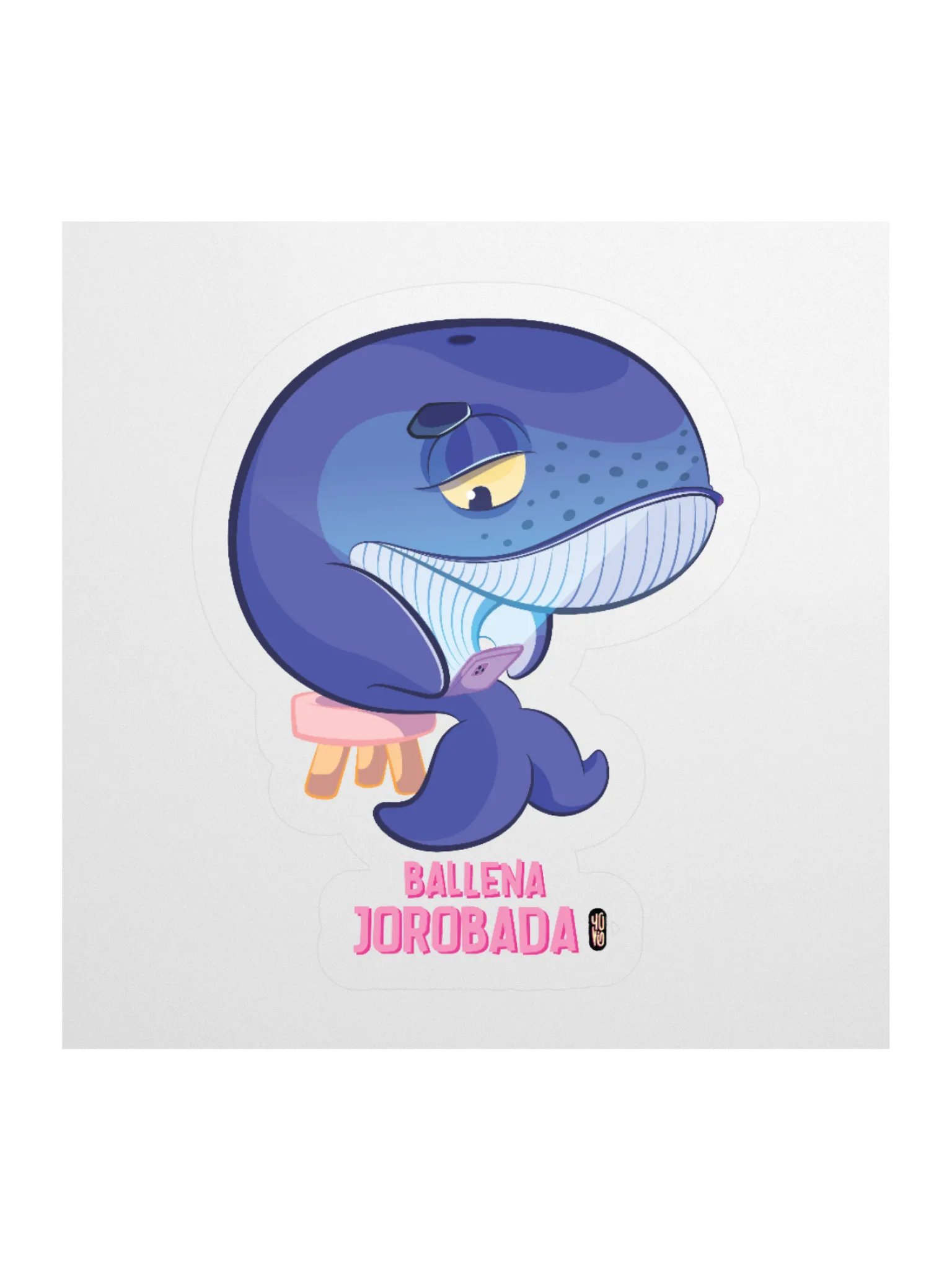 Ballena Jorobada - Sticker (Kiss Cut) product image (1)