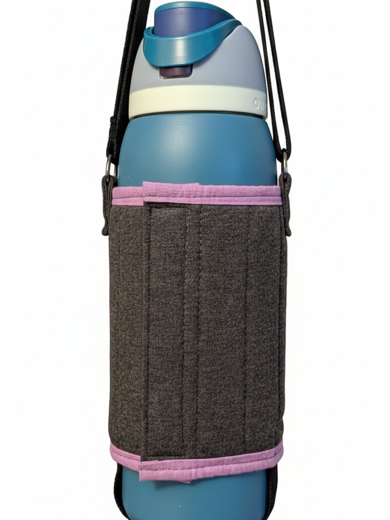 Hands-Free Bottle Sleeve- Purple Bandana product image (3)