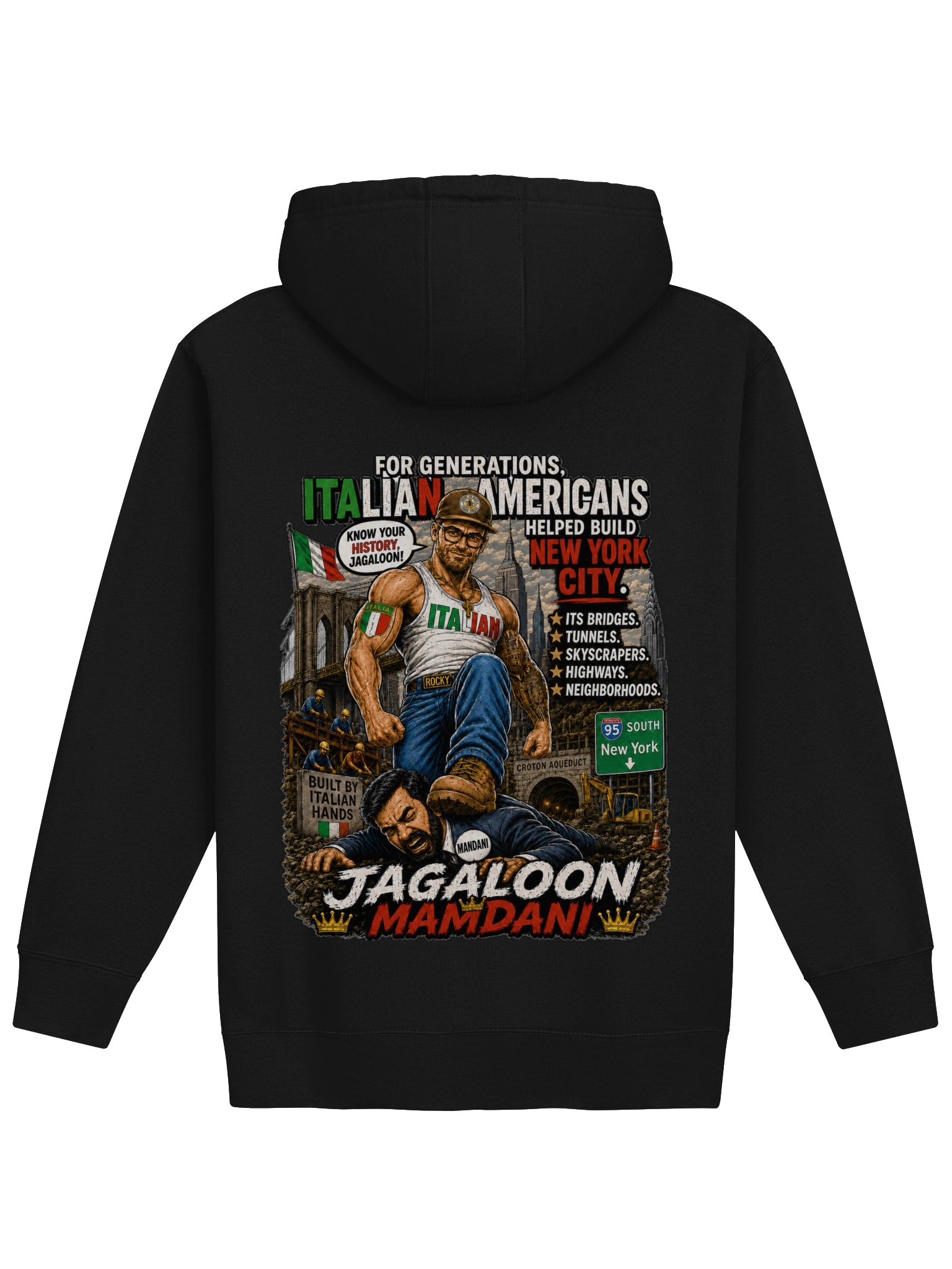 Italian Hands Built New York Premium Hoodie product image (2)