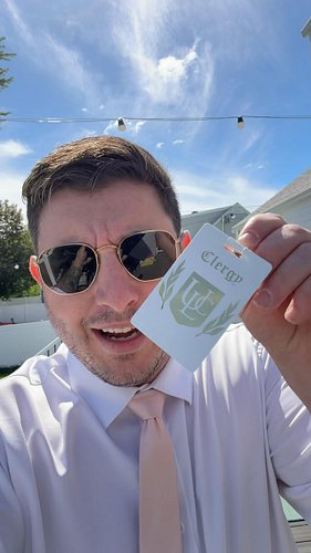 Call Me Pastor Daddy Brian 💒 #ordained #wedding #idiot