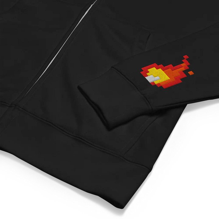 Phlare Flame Fleece Zip Up Hoodie product image (1)