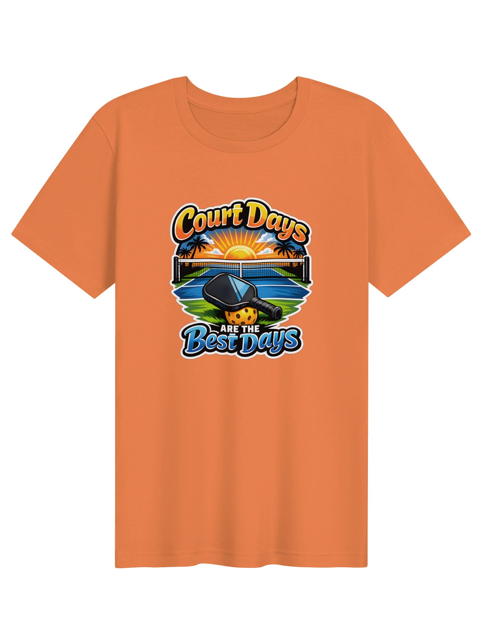 Court Days Pickleball Sunset Tee product image (3)
