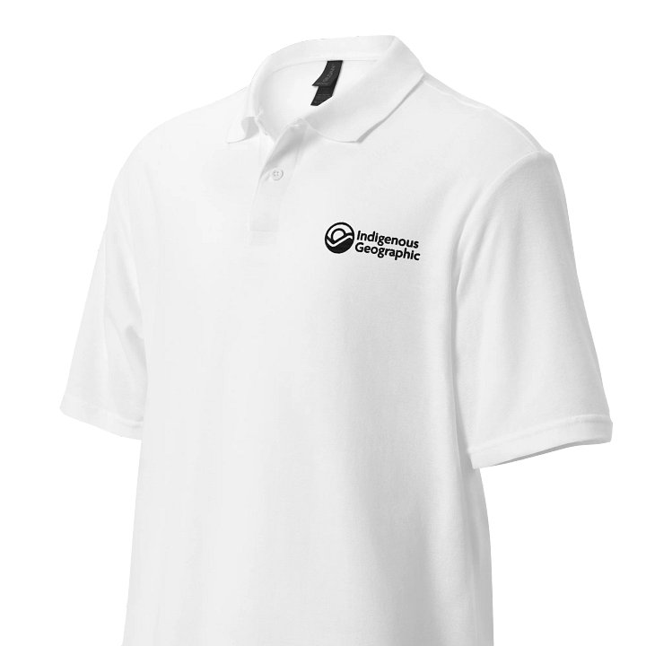 Indigenous Geographic IG Men’s Golf Polo (White) product image (2)