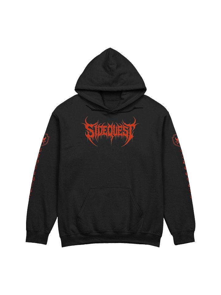 Sidequest Hoodie (Death Metal Font - Red) product image (1)