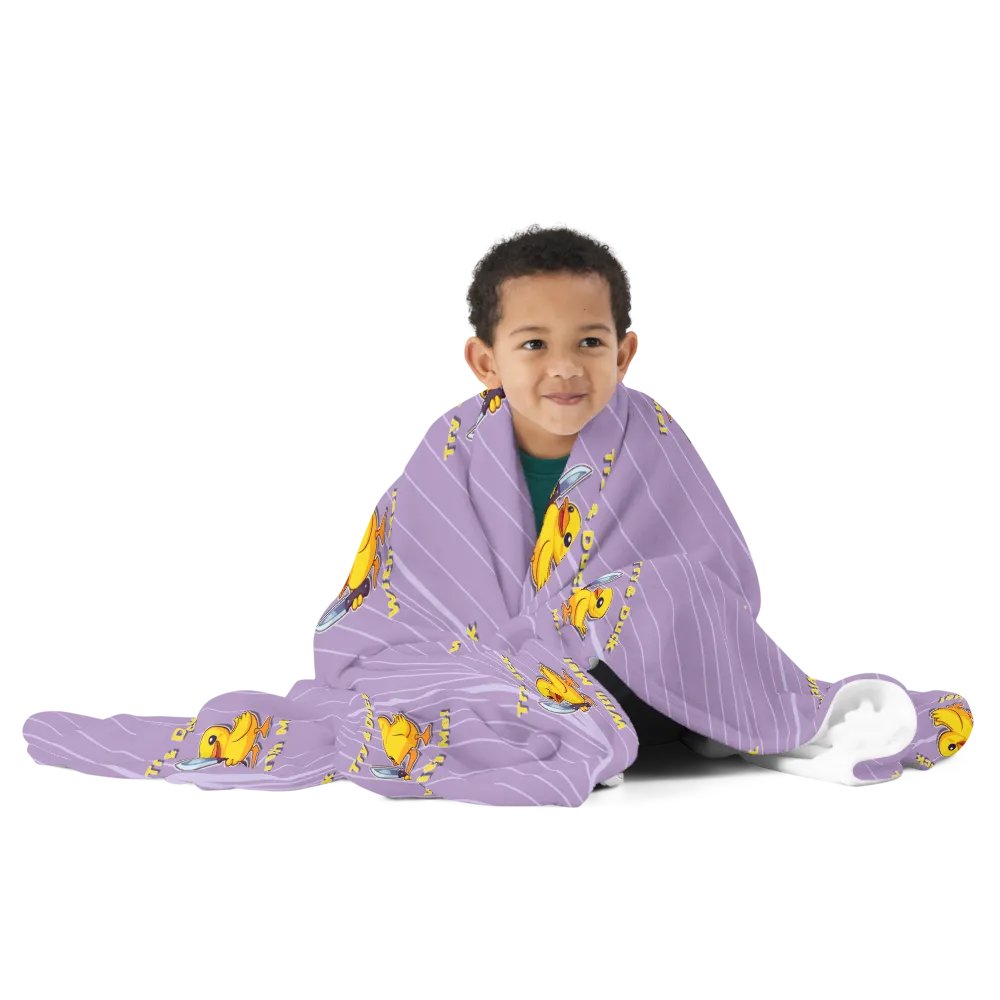 Quack & Slash Throw Blanket product image (12)