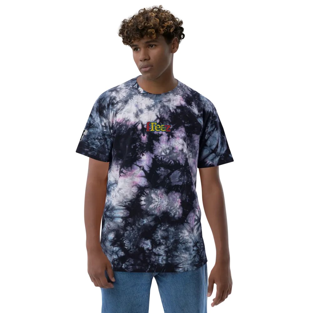 fTeez TL Oversized Tie-Dye tee (Milky Way) product image (4)