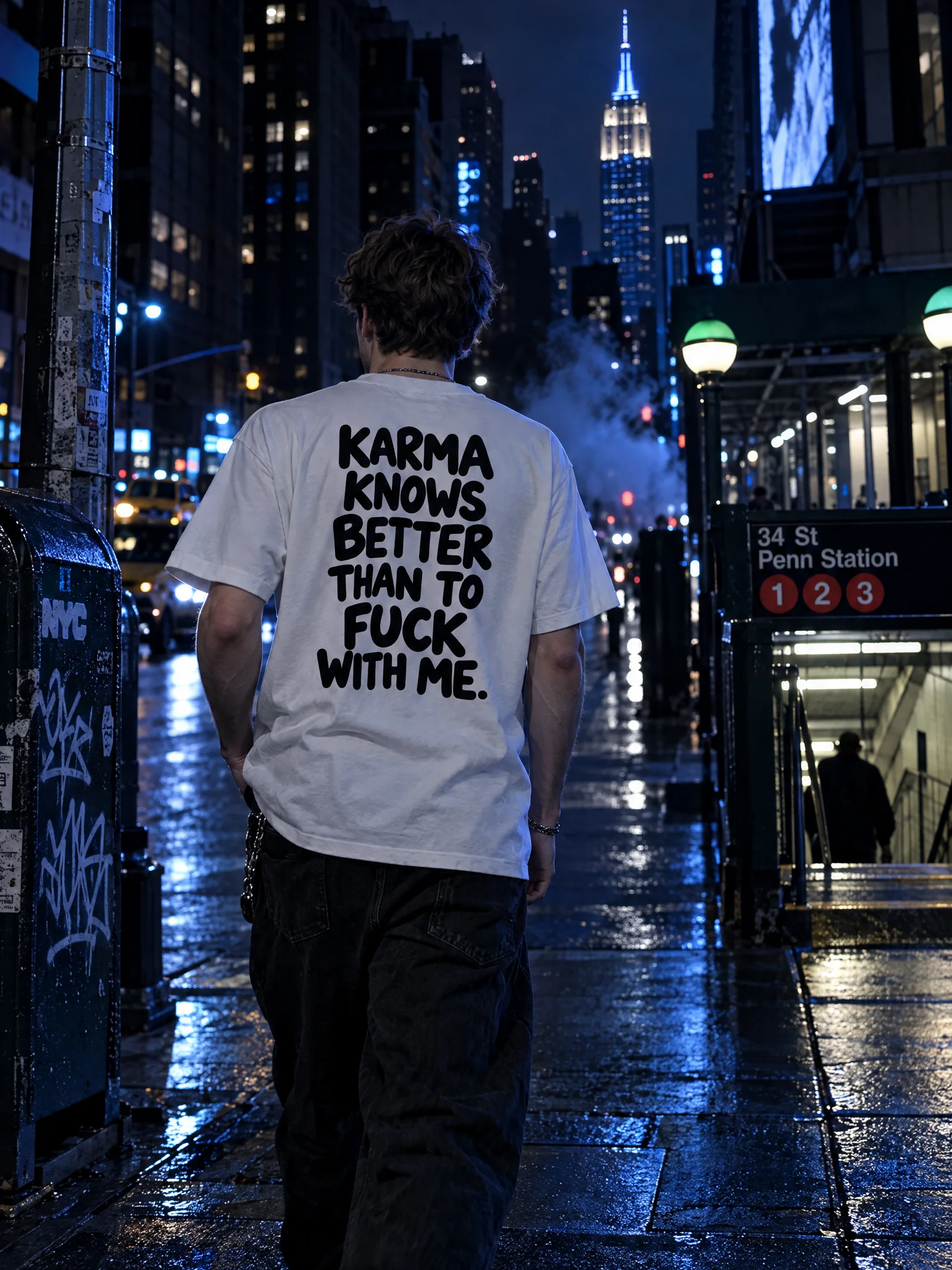 Karma knows better than not to fuck with me — White — photo 1 of 11