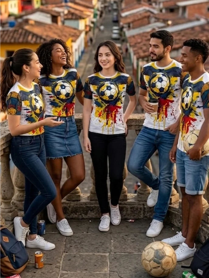 Colombia Fantasy Football Mens T shirt product image (2)