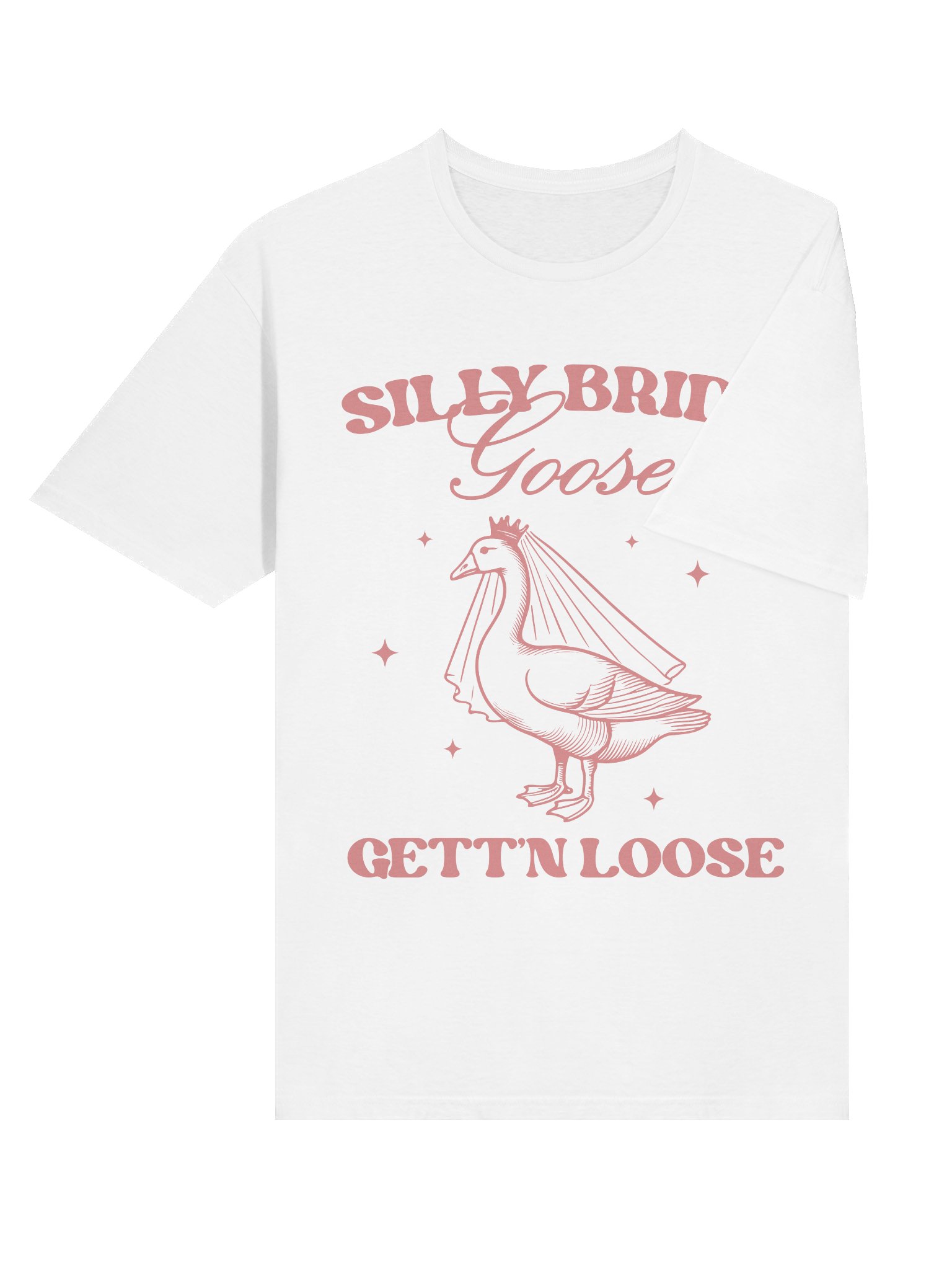 Silly Bride Goose Shirt – Funny Bachelorette Party Tee | Bride Getting Loose Graphic Shirt, Wedding Party Gift product image (16)
